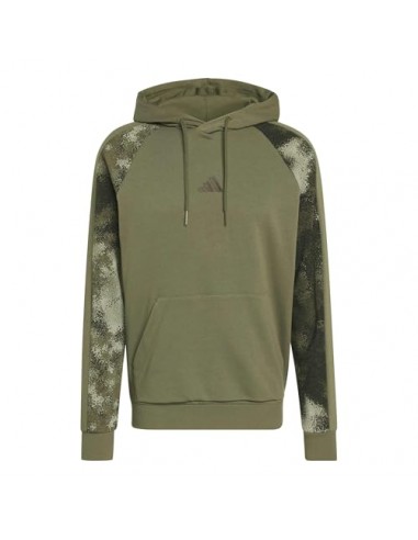 SUDADERA VERDE ESTAMPADO MILITAR ADIDAS HOMBRE