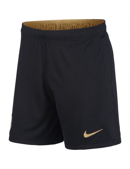 NIKE FCB PANTALÓN CORTO NEGRO FUTBOL