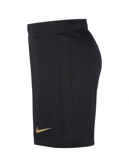 NIKE FCB PANTALÓN CORTO NEGRO FUTBOL