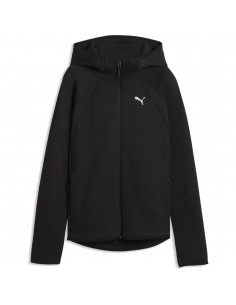 CHAQUETA CREMALLERA CHANDAL MUJER NEGRA PUMA