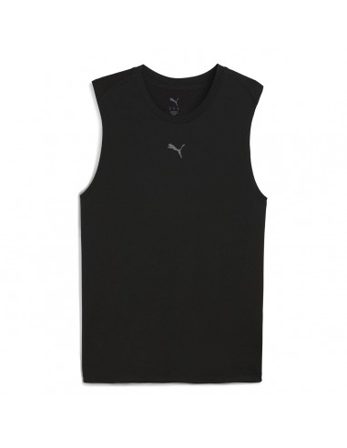 CAMISETA TÉCNICA NEGRA MANGA SISA HOMBRE PUMA