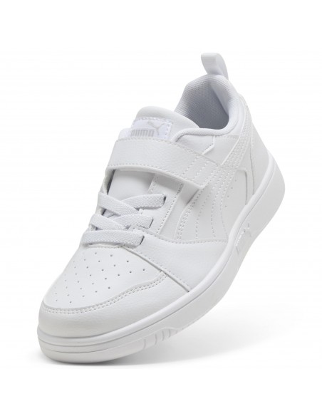 Bota Puma-Puma Rebound V6 Lo AC+ PS-397419-03-BLANCO-GRISES UNISEX JUNIOR