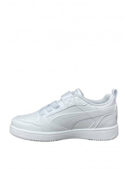 Bota Puma-Puma Rebound V6 Lo AC+ PS-397419-03-BLANCO-GRISES UNISEX JUNIOR