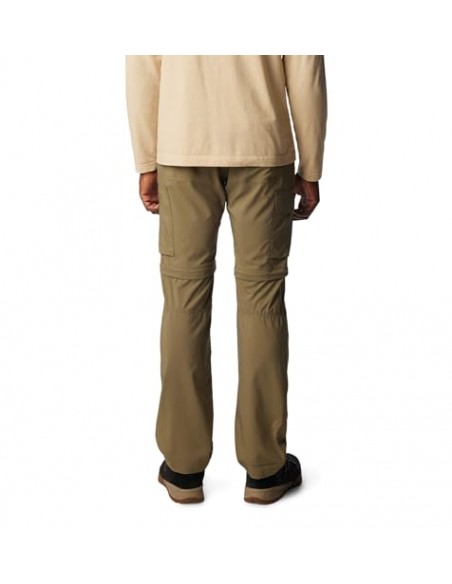 PANTALÓN LARGO DESMONTABLE VERDE HOMBRE COLUMBIA