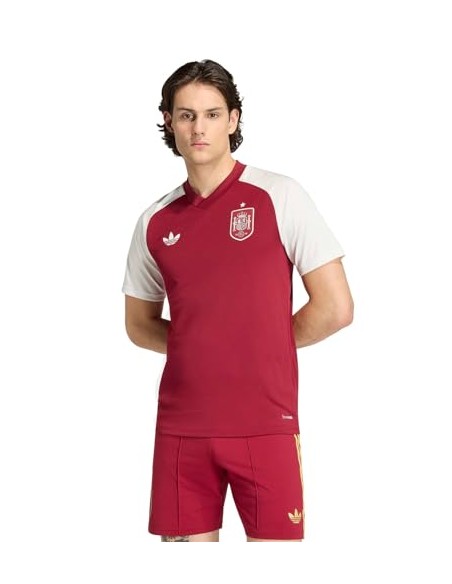 CAMISETA DE CALENTAMIENTO SEGUNDA EQUIPACIÓN ESPAÑA 2026 ADIDAS