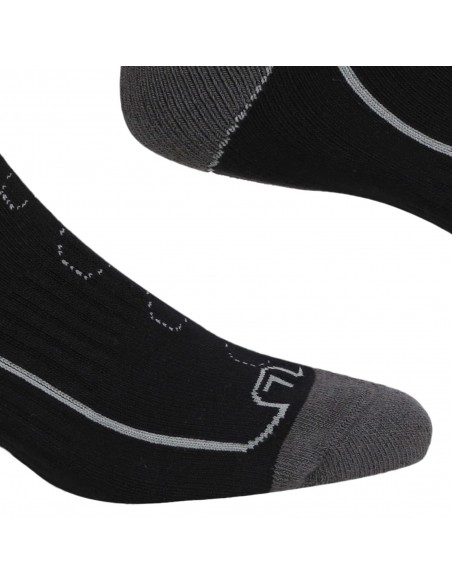 RGT-Samaris TrailSock Black/DkStee 6-8