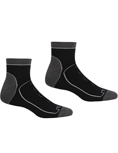RGT-Samaris TrailSock Black/DkStee 6-8