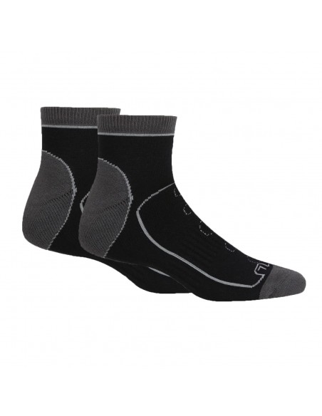 RGT-Samaris TrailSock Black/DkStee 6-8