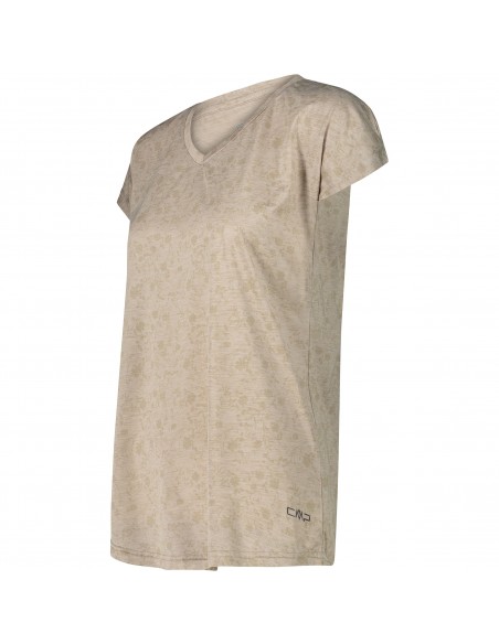 Camiseta manga corta  CMP  WOMAN T-SHIRT  35N5496-P625  Beige  MUJER