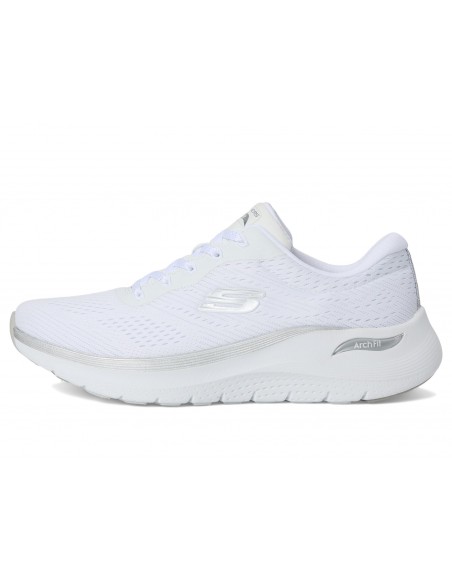 Calzado multideporte-Skechers ARCH FIT 2.0-GLOW THE DISTANC 150067-WSL MUJER-BLANCO