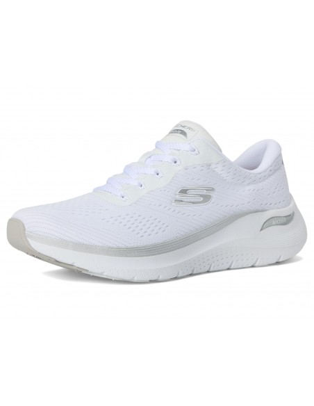 Calzado multideporte-Skechers ARCH FIT 2.0-GLOW THE DISTANC 150067-WSL MUJER-BLANCO