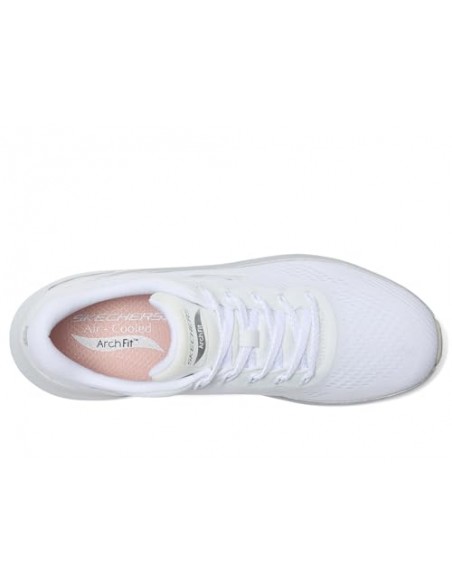 Calzado multideporte-Skechers ARCH FIT 2.0-GLOW THE DISTANC 150067-WSL MUJER-BLANCO