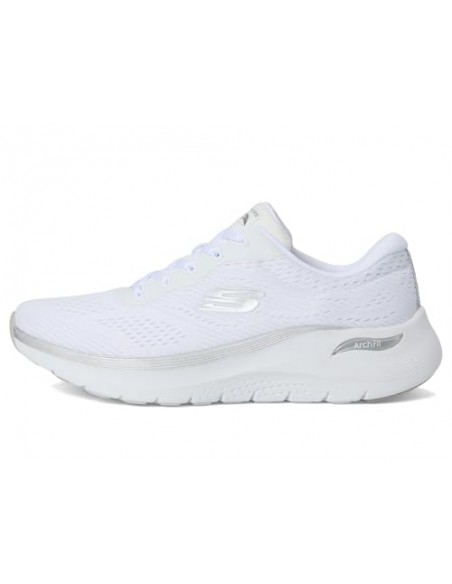 Calzado multideporte-Skechers ARCH FIT 2.0-GLOW THE DISTANC 150067-WSL MUJER-BLANCO