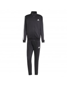 Chandal Adidas-M 3S FL TT TS-JI8878 NEGRO-HOMBRE