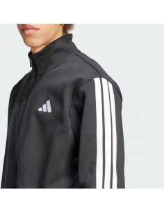 Chandal Adidas-M 3S FL TT TS-JI8878 NEGRO-HOMBRE 2