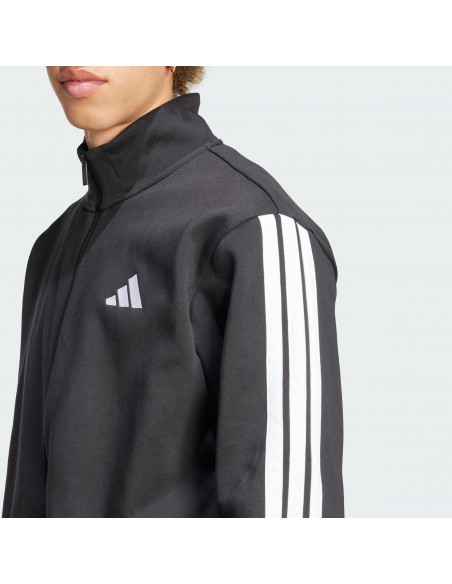 Chandal Adidas-M 3S FL TT TS-JI8878 NEGRO-HOMBRE