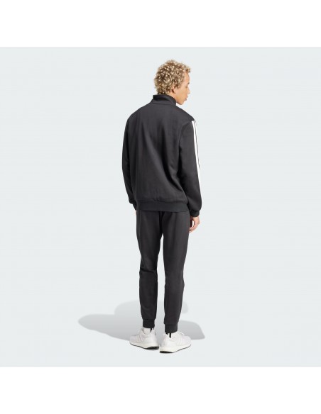 Chandal Adidas-M 3S FL TT TS-JI8878 NEGRO-HOMBRE
