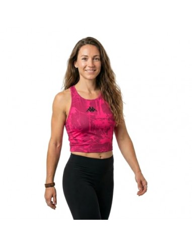TOP DEPORTIVO ROSADO MUJER KAPPA