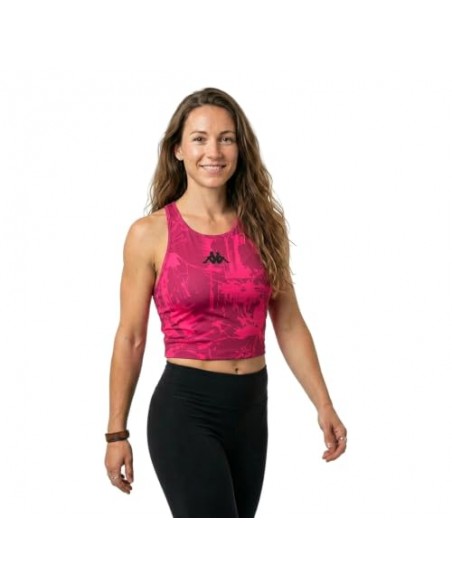 TOP DEPORTIVO ROSADO MUJER KAPPA