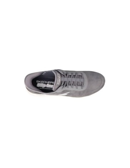 Calzado multideporte-Skechers GO WALK FLEX - SMOOTH MOTION 216326-GRY HOMBRE-GRIS
