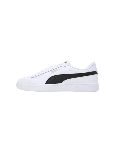 PUMA Calzado multideporte-Puma Smash 3.0 L-390987-11-BLANCO-NEGRO