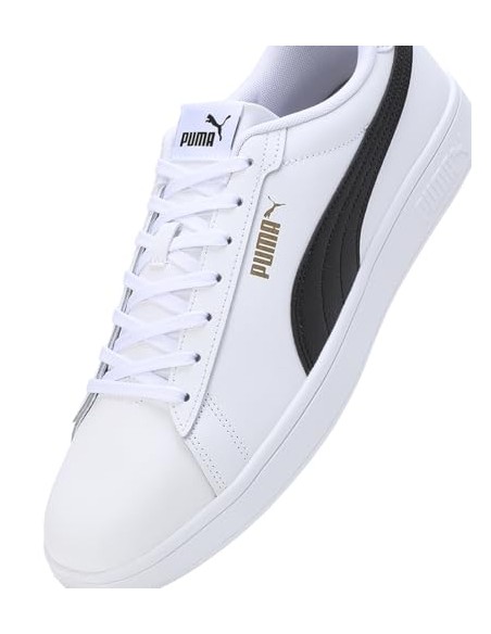 PUMA Calzado multideporte-Puma Smash 3.0 L-390987-11-BLANCO-NEGRO