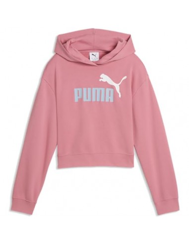 SUDADERA CAPUCHA ROSA PUMA NIÑA