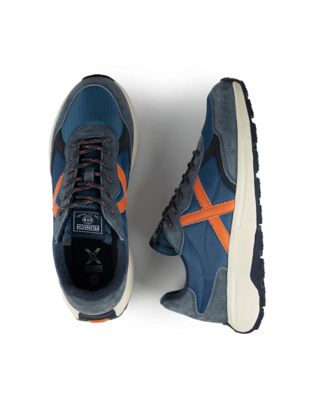 Zapatillas Azules MUNICH BABEL 17 Retrorunning para hombre