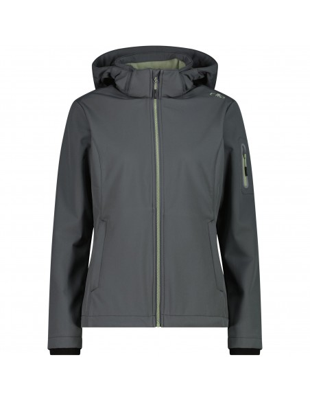 SOFSHELL CMP WOMAN JACKETDET HOOD MUJER
