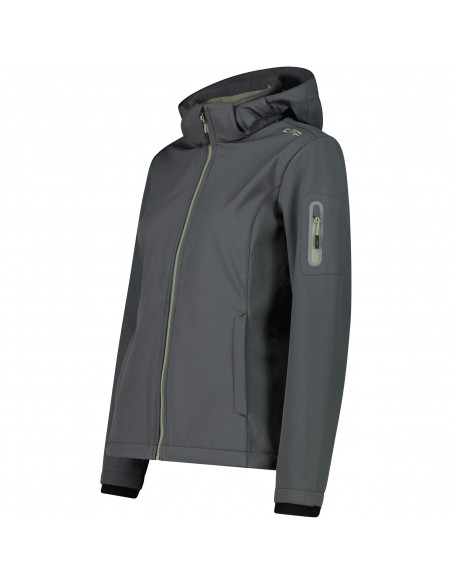 SOFSHELL CMP WOMAN JACKETDET HOOD MUJER