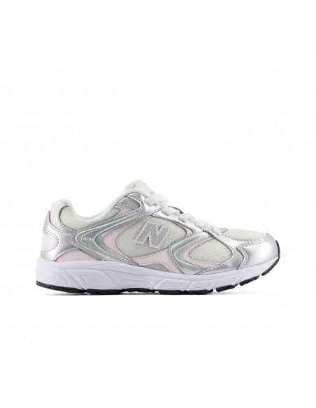 NEW BALANCE NIÑA PLATEADA P4088NR DEPORTIVAS