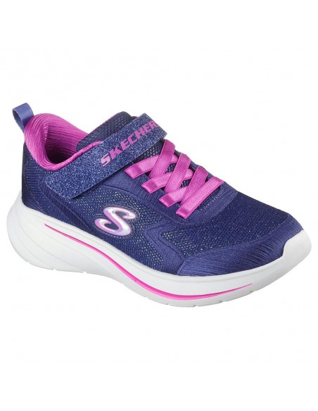 Calzado multideporte-SKECHERS WAVE 92-303557L-NVY-NIÑA-AZUL MARINO