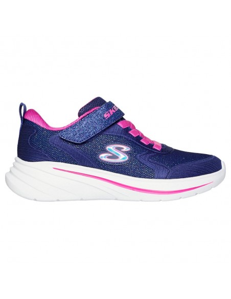 Calzado multideporte-SKECHERS WAVE 92-303557L-NVY-NIÑA-AZUL MARINO