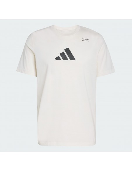 Camiseta manga corta ADIDAS M TR CAT G T-JM8976-BEIGE-HOMBRE
