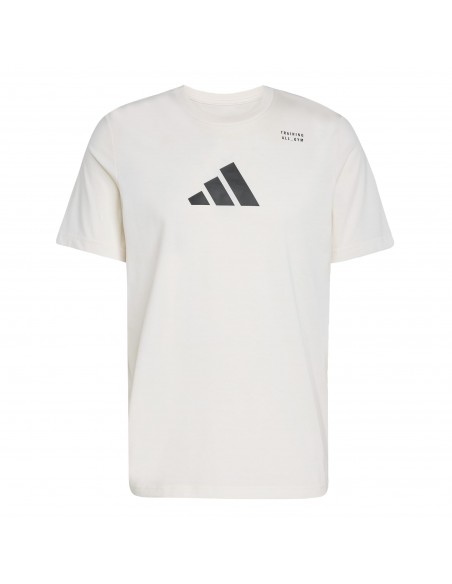 Camiseta manga corta ADIDAS M TR CAT G T-JM8976-BEIGE-HOMBRE