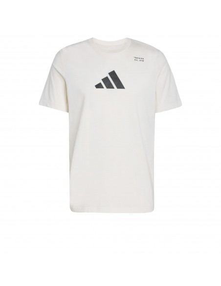 Camiseta manga corta ADIDAS M TR CAT G T-JM8976-BEIGE-HOMBRE
