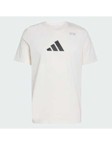 Camiseta manga corta ADIDAS M TR CAT G T-JM8976-BEIGE-HOMBRE