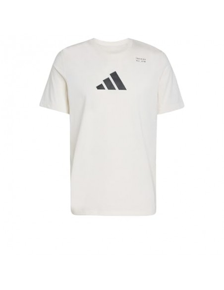 Camiseta manga corta ADIDAS M TR CAT G T-JM8976-BEIGE-HOMBRE