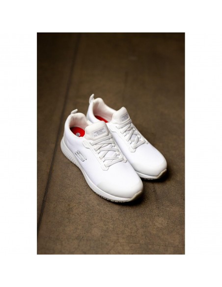 Calzado multideporte-SKECHERS SQUAD SR-200051EC-WHT-HOMBRE-BLANCO