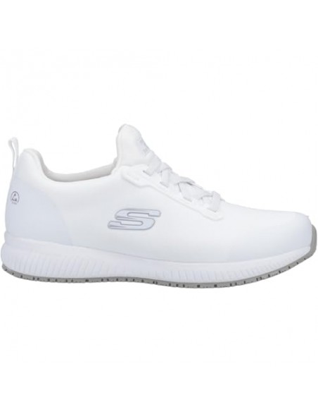Calzado multideporte-SKECHERS SQUAD SR-200051EC-WHT-HOMBRE-BLANCO
