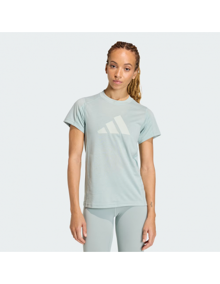 Camiseta Adidas WE Logo T Mujer Verde - Deporte y Estilo Casual
