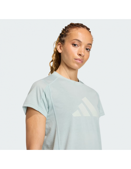 Camiseta Adidas WE Logo T Mujer Verde - Deporte y Estilo Casual