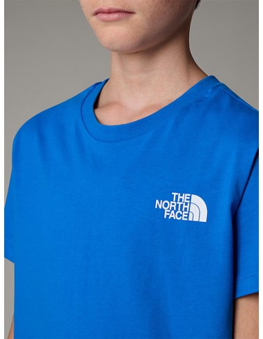 CAMISETA TNF BOY'S BOX NSE S/S TEE - AZUL