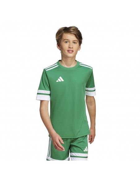Camiseta de equipos Adidas-SQUA25 JSY Y-JN7486 VERDE-UNISEX JUNIOR