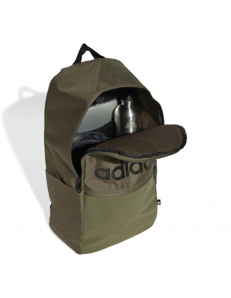 Mochila Adidas-CLSC BP DAY-IS7065 VERDE OSCURO-UNISEX