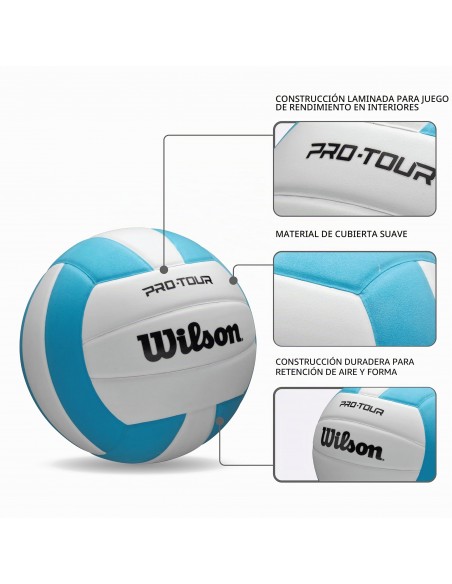 WILSON PRO TOUR VB NEW Sky Blue/White