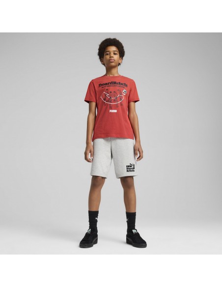 Pantalón corto Puma-MID90S Long Shorts TR B-685151-04-GRIS CLARO UNISEX JUNIOR
