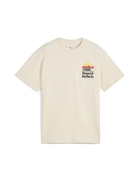 Camiseta manga corta Puma-MID90S Graphic Tee IV B-685153-87-BLANCO UNISEX JUNIOR