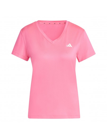 CAMISETA TÉCNICA MANGA CORTA ROSA FUCSIA MUJER ADIDAS