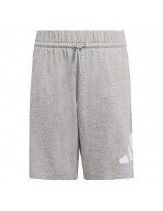 Pantalón corto Adidas-J BL KN SH 210 MGREYH-WHITE